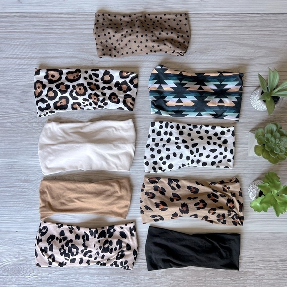 BOLD headbands 9 prints and neutral colors EUC - Picture 7 of 12